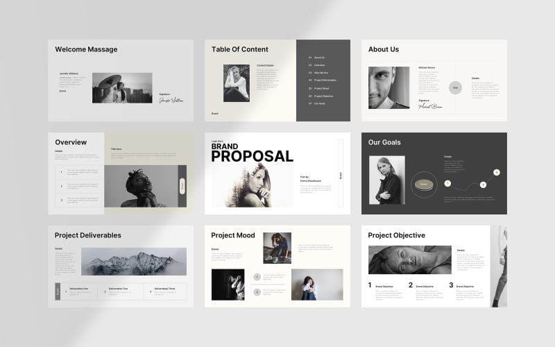 brand proposal powerpoint original