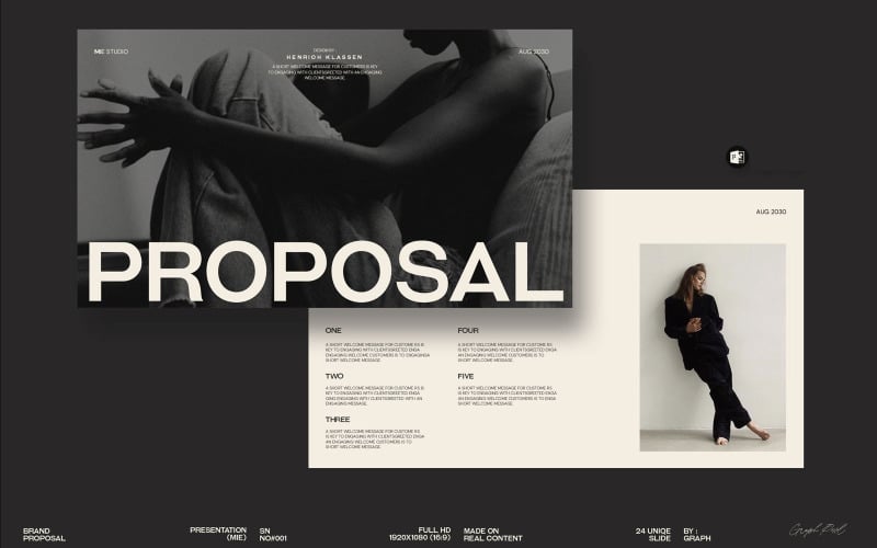 brand proposal powerpoints template original