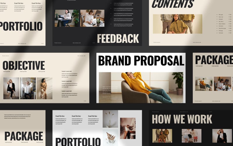 brand proposal presentation template original
