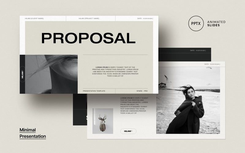 brand proposal template layout original