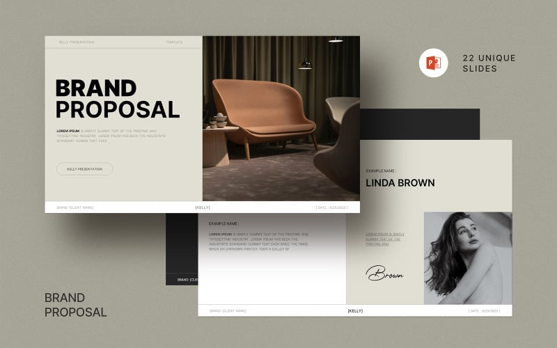 brand proposal template powerpoint original