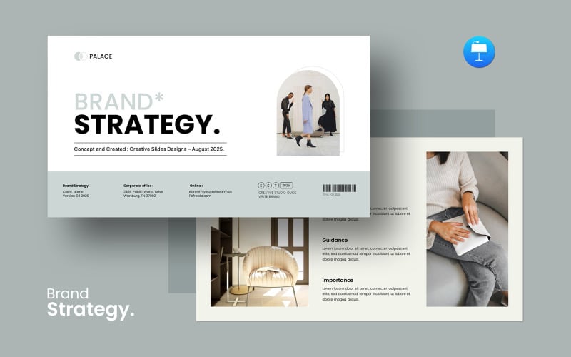 brand strategy keynote templates original