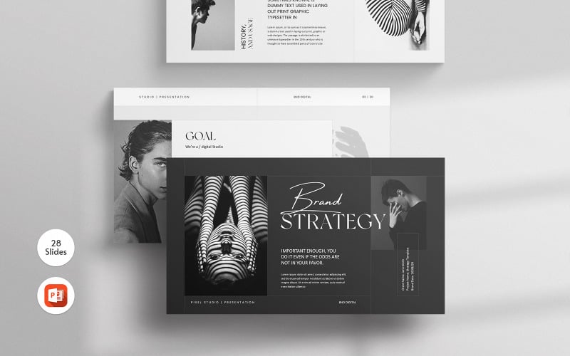 brand strategy powerpoint presentation design original