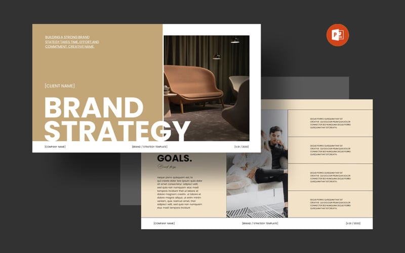 brand strategy powerpoint presentation template original