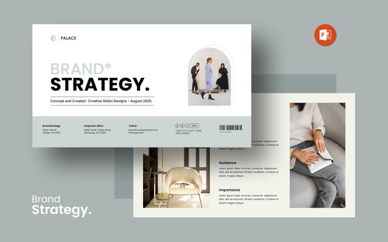 brand strategy powerpoint templates original