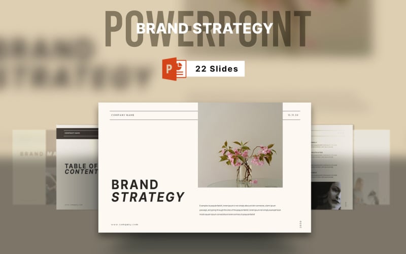 brand strategy presentation template item original