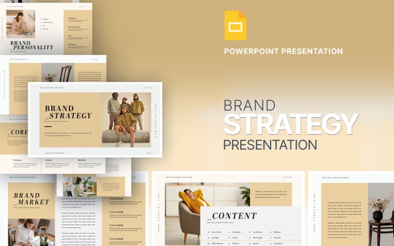 brand strategy presentation template original