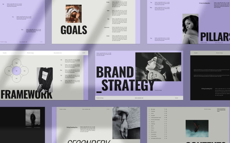 brand strategy presentation template original
