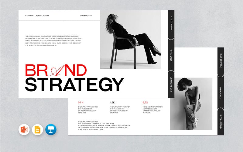 brand strategy presentations template original