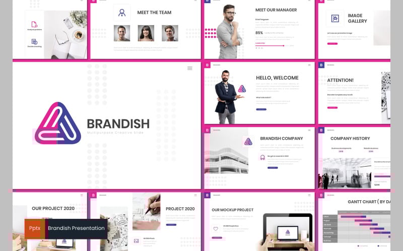 brandish powerpoint template original
