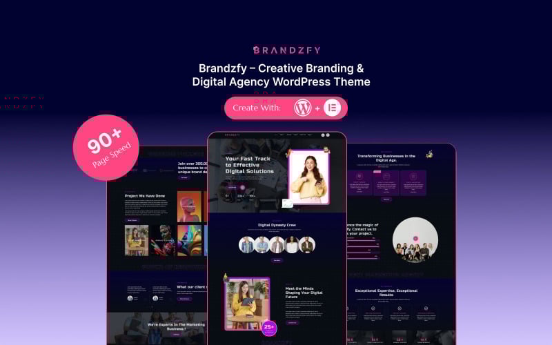 brandzfy creative branding amp digital agency wordpress theme original