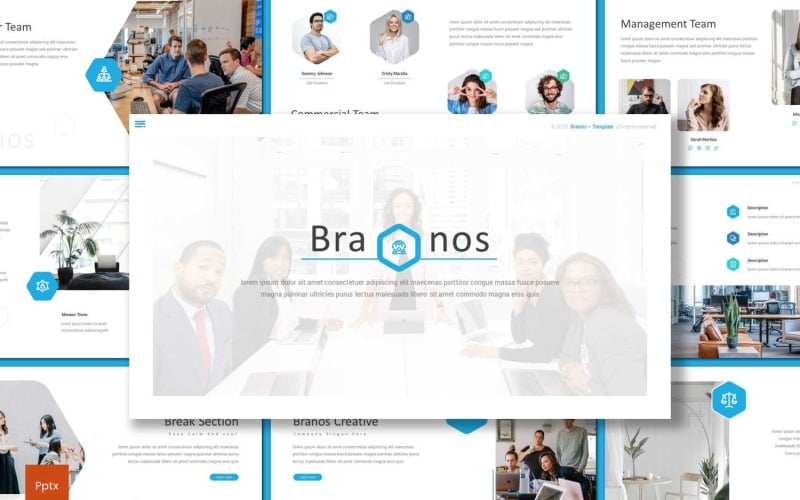branos powerpoint template original