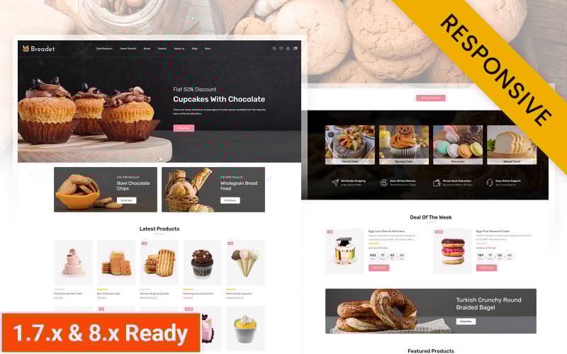 breadeat bakery store prestashop responsive theme original