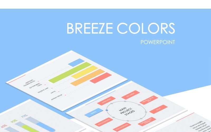 breeze colors powerpoint template original