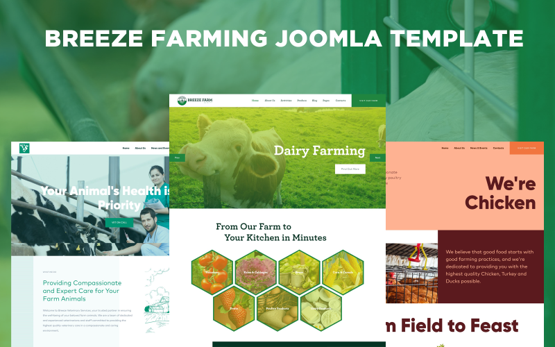 breeze farm agricultural and poultry joomla template original