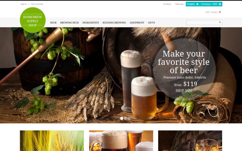 brewery responsive prestashop theme original