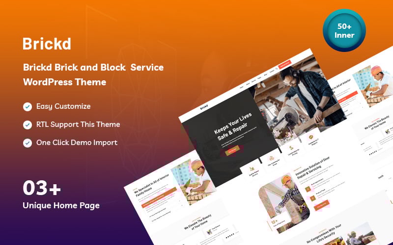 brickd brick wood and block service wordpress theme original