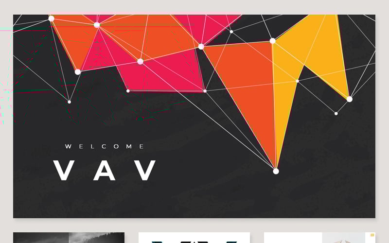 bright presentation powerpoint template original