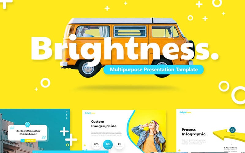 brightness multipurpose presentation powerpoint template original