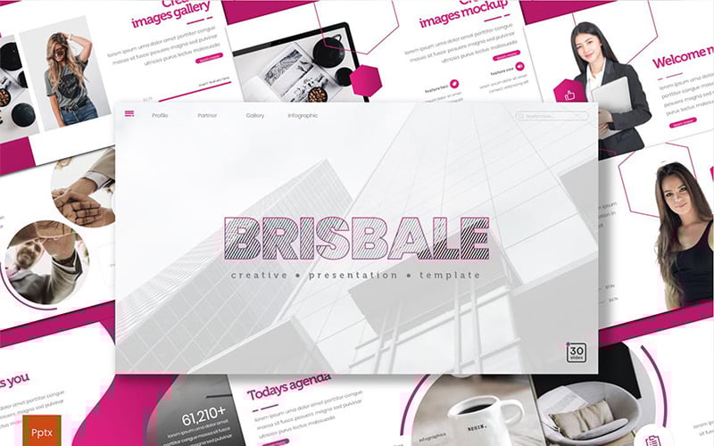 brisbale powerpoint template original