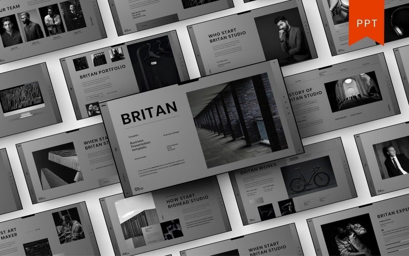 britan business powerpoint template original