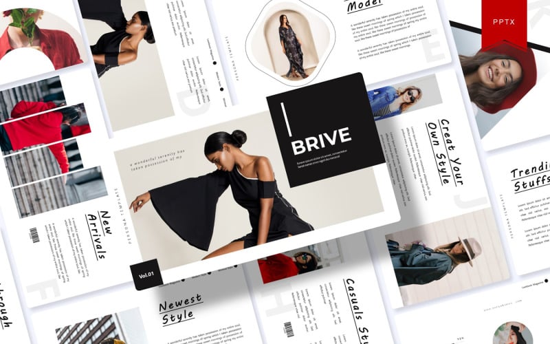 brive powerpoint template original