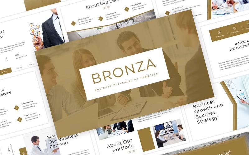 bronza business powerpoint original