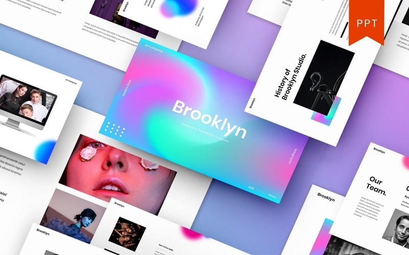 brooklyn creative business powerpoint template original