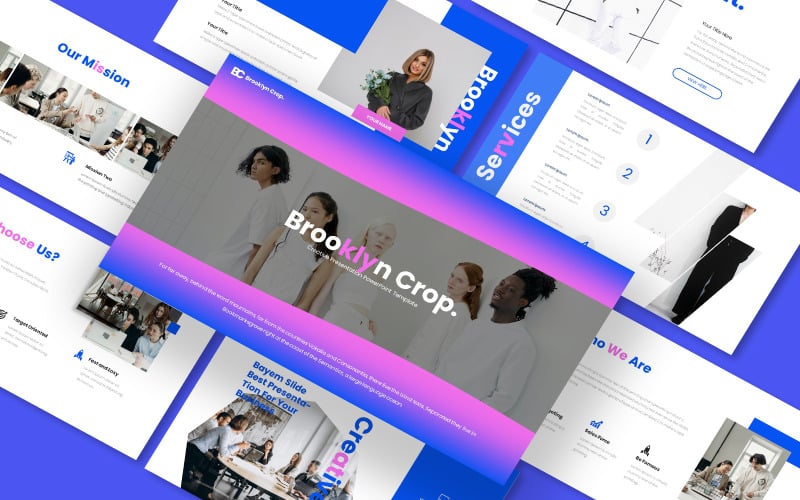 brooklyn crop creative powerpoint template original