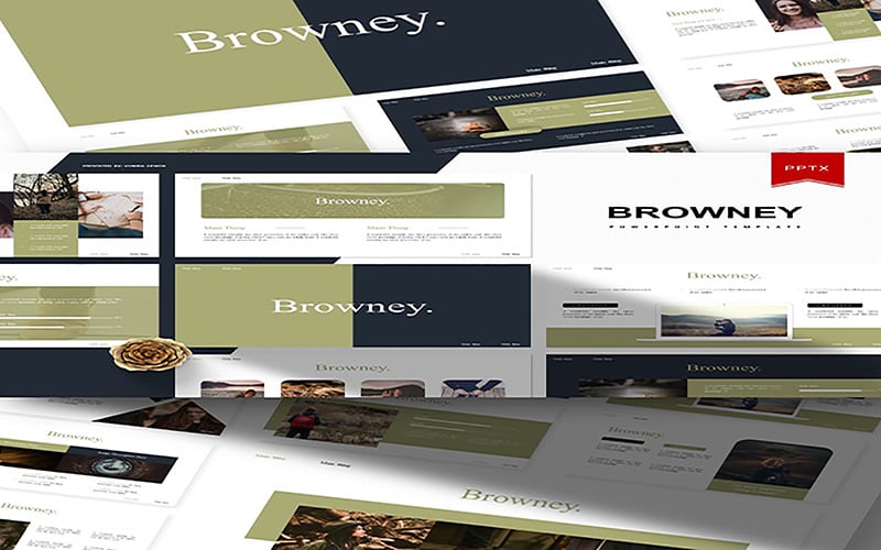 browney powerpoint template original