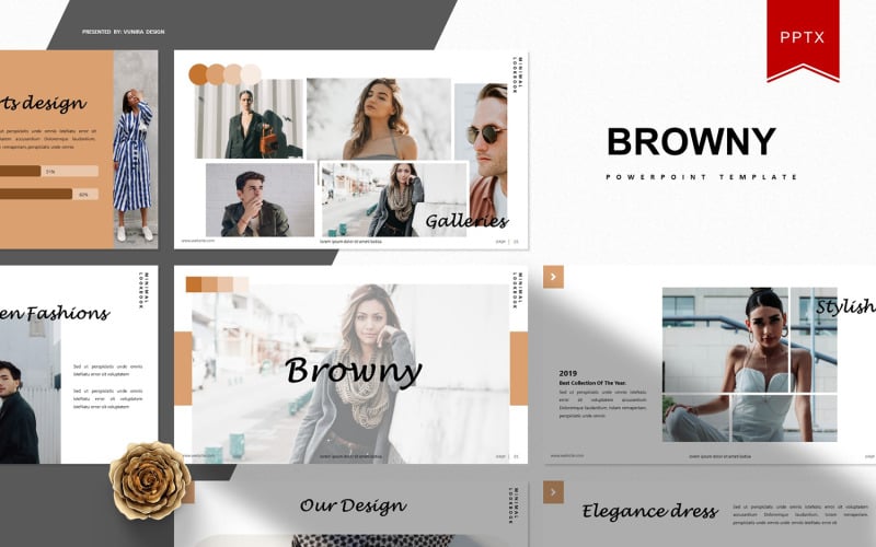 browny powerpoint template original
