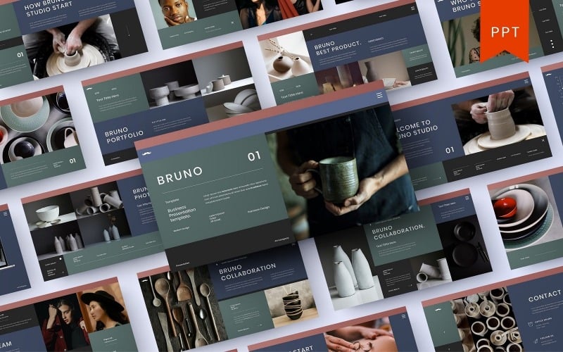 bruno business powerpoint template original