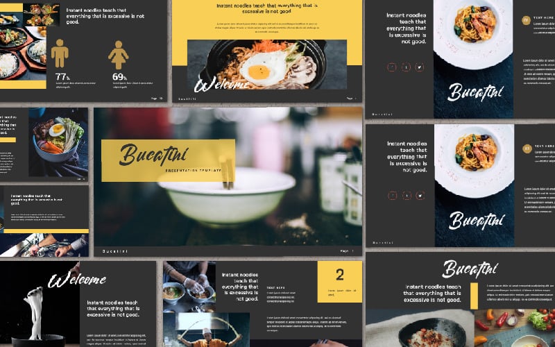 bucatini presentation powerpoint template original