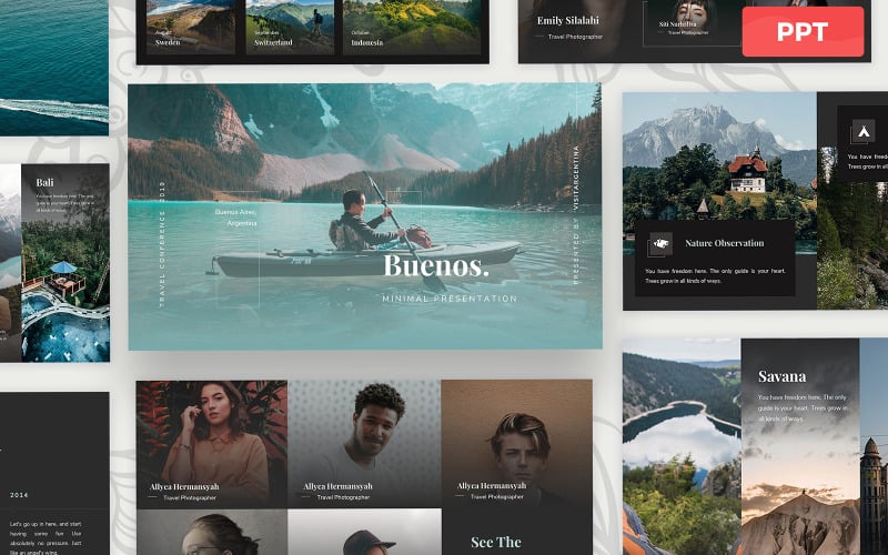 buenos powerpoint presentation template original
