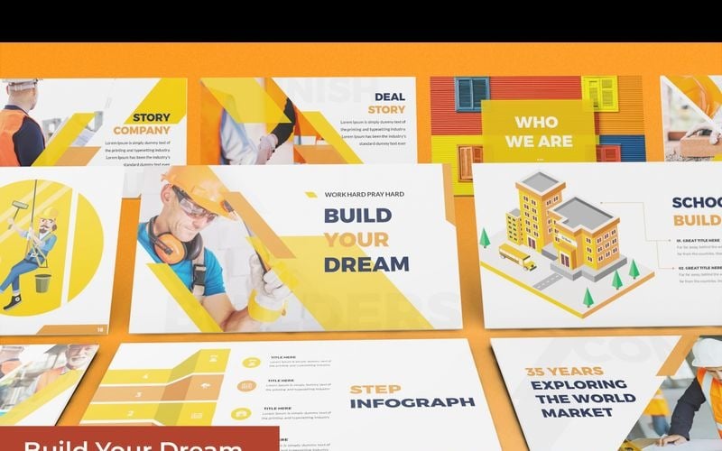 build your dream powerpoint template original
