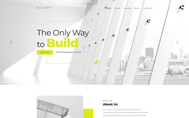 builder construction company multipage corporate joomla template original