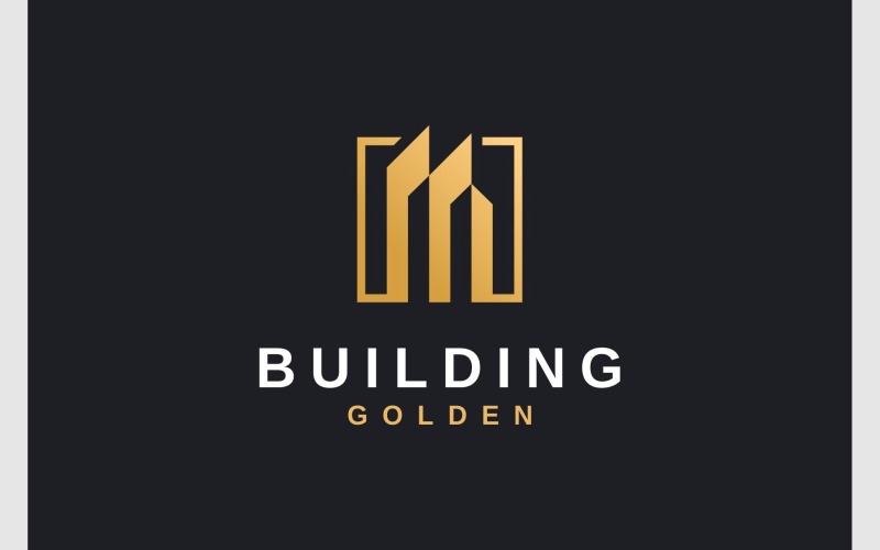 building apartment gold luxury logo original