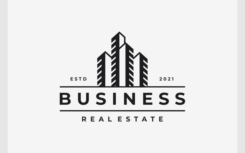 building apartment property real estate logo original