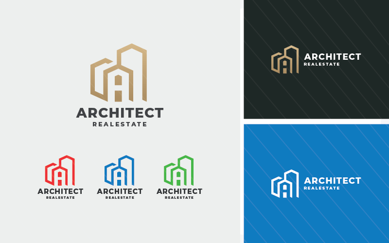 building architect latter a logo original