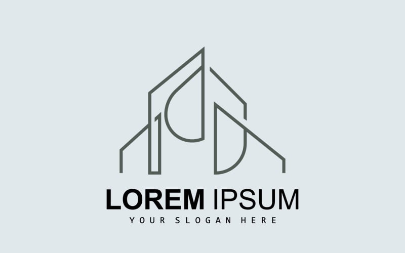 building real estate logo vector designv original