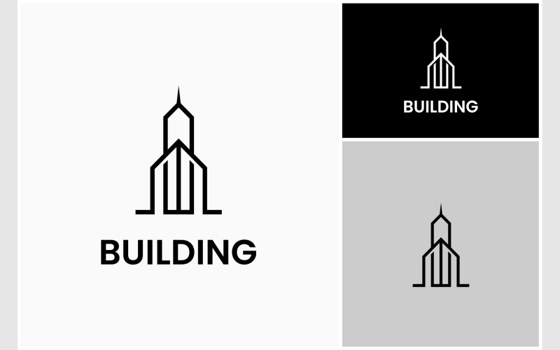 building skyscraper skyline logo original