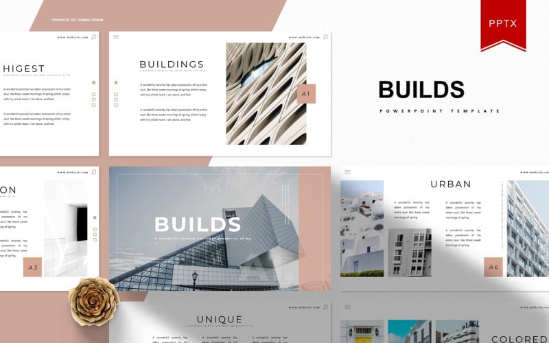 builds powerpoint template original