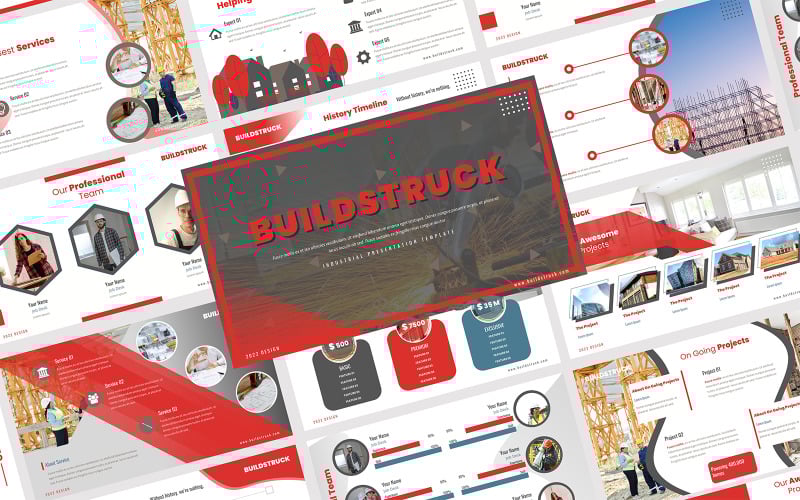 buildstruct industrial powerpoint template original