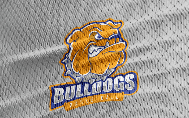 bulldogs sports logo template original