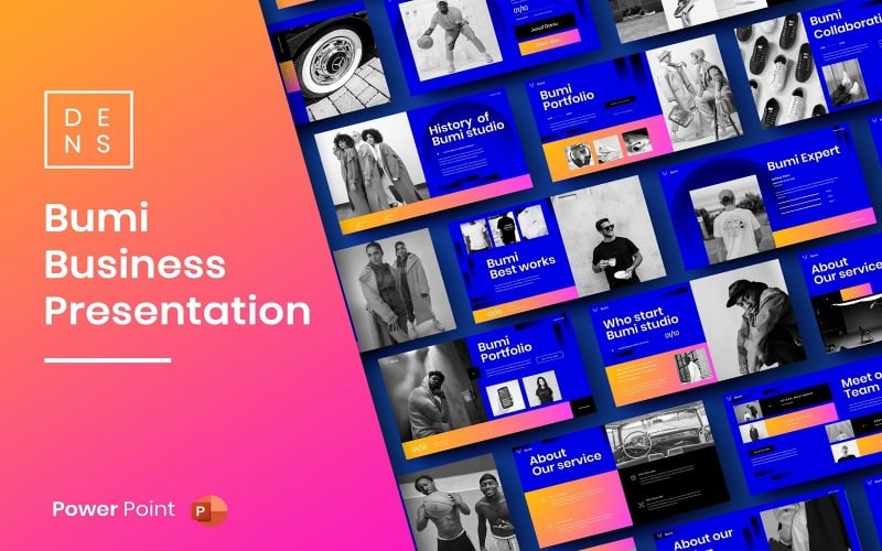 bumi business powerpoint template original