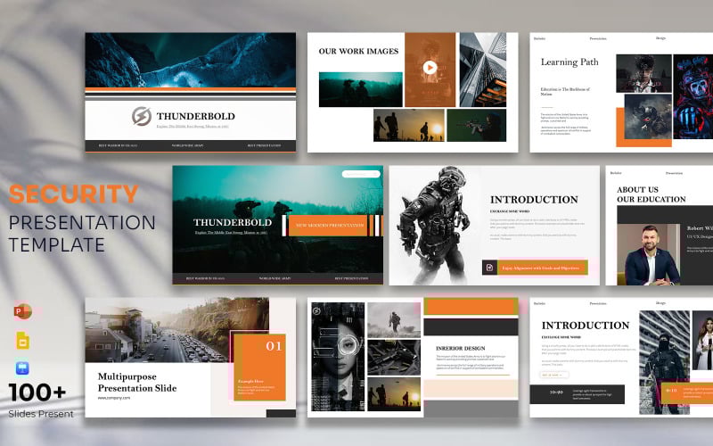 bundle army security presentation template original