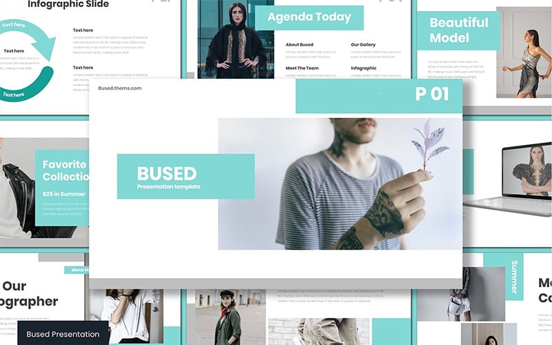 bused powerpoint template original