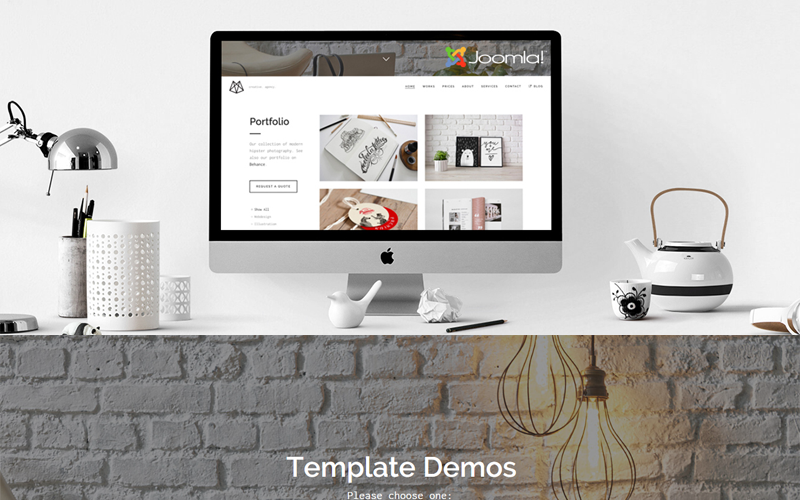 bushwick onepage helix ultimate joomla template original
