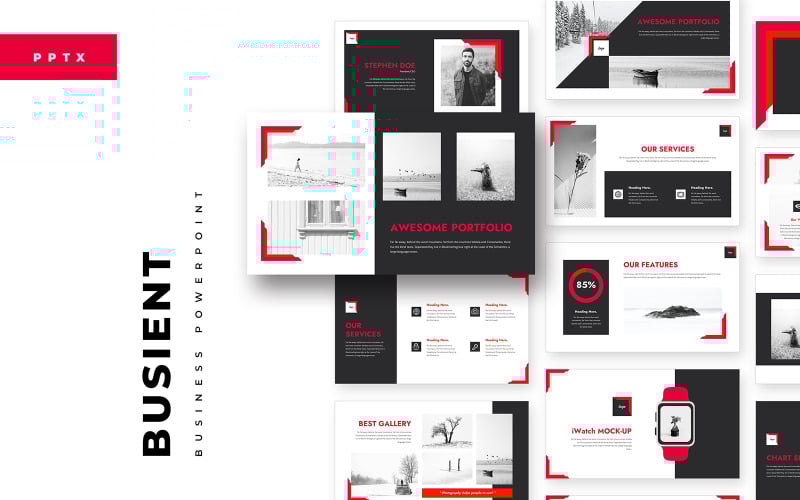 busient powerpoint template original