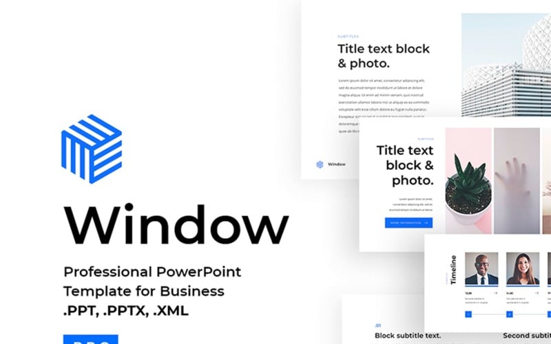 business powerpoint template original